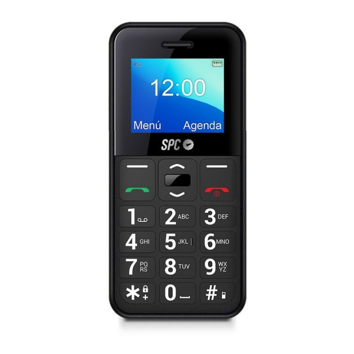 SPC Fortune 2 Pocket Edition Teléfono Móvil para Mayores Negro