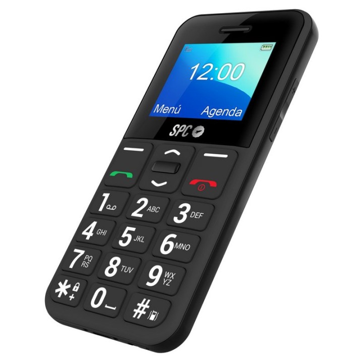 SPC Fortune 2 Pocket Edition Teléfono Móvil para Mayores Negro