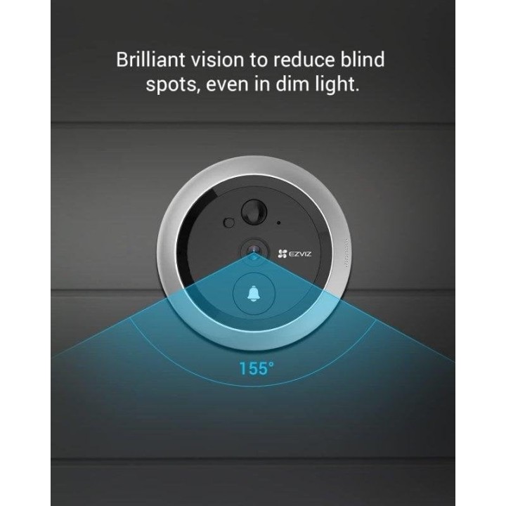 EZVIZ DP2C Mirilla Inteligente de Puerta con Pantalla LCD 4.3"