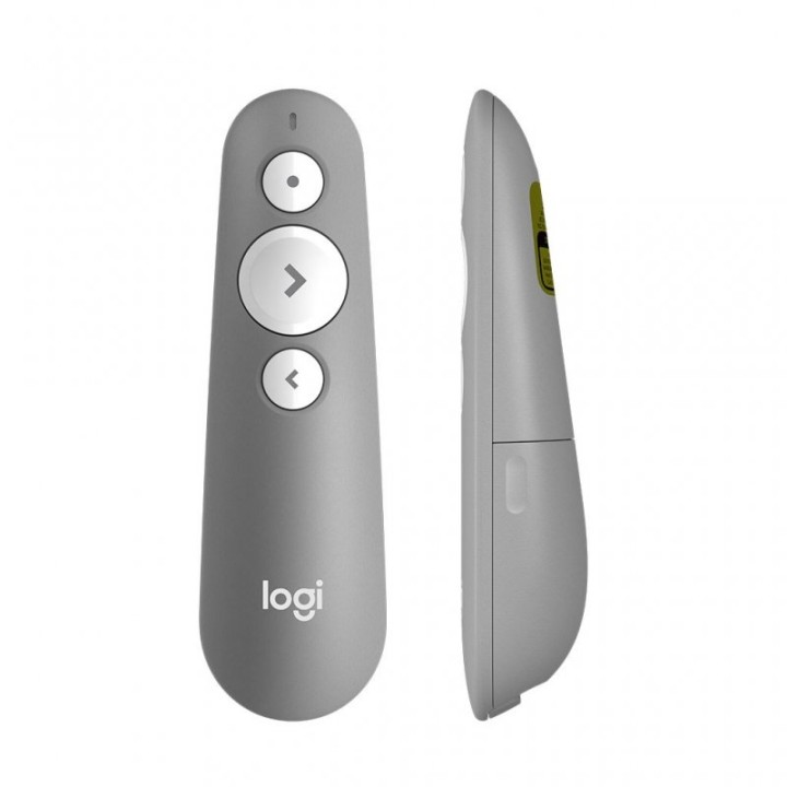 Logitech R500 Mando Inalámbrico Láser para Presentaciones Gris