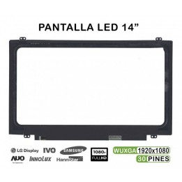 Pantalla LED IPS 14" para Portátil NV140FHM-N41 NV140FHM-N43 NT140FHM-N41 V8.0