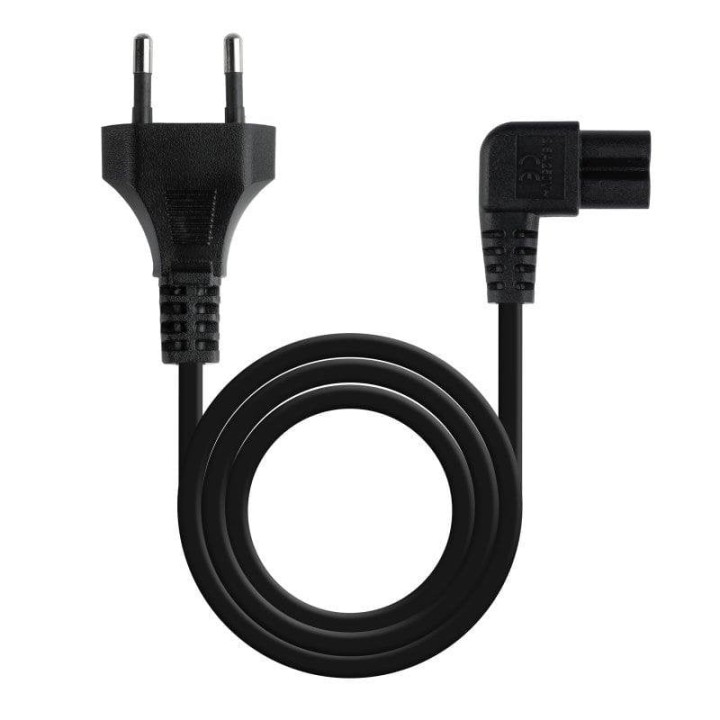Cable de Alimentación Nanocable CEE7 Macho a C7 Hembra Negro 3 m