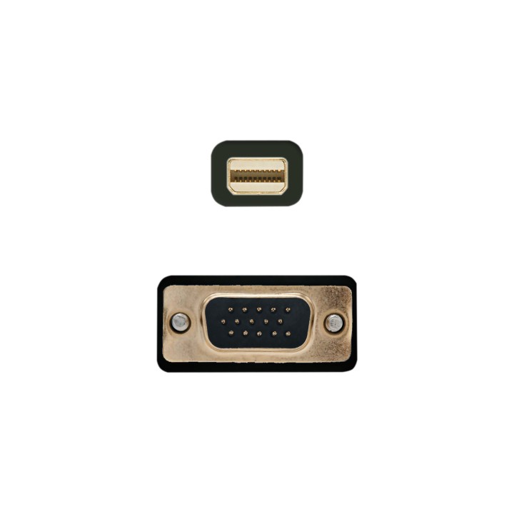 Cable AISENS Mini DP/M a VGA/M 2m Negro (A125-0362)