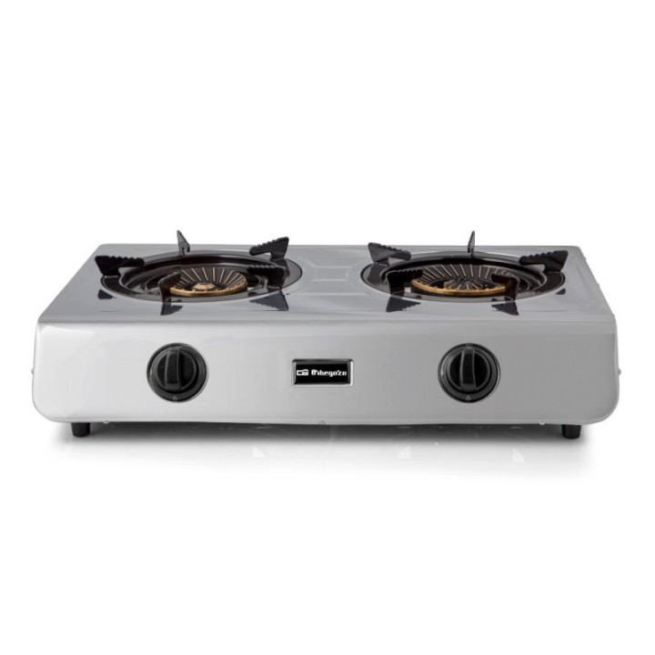 Orbegozo FO 2710 Hornillo de Gas 2 Quemadores Blanco