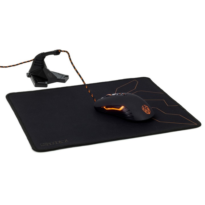 Krom Knout Speed Alfombrilla Gaming Negra