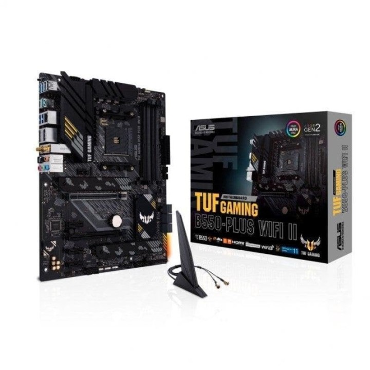 Placa Base ASUS TUF Gaming B550-PLUS WiFi II B550 AM4 DDR4 ATX WiFi 6 Dual M.2 RGB