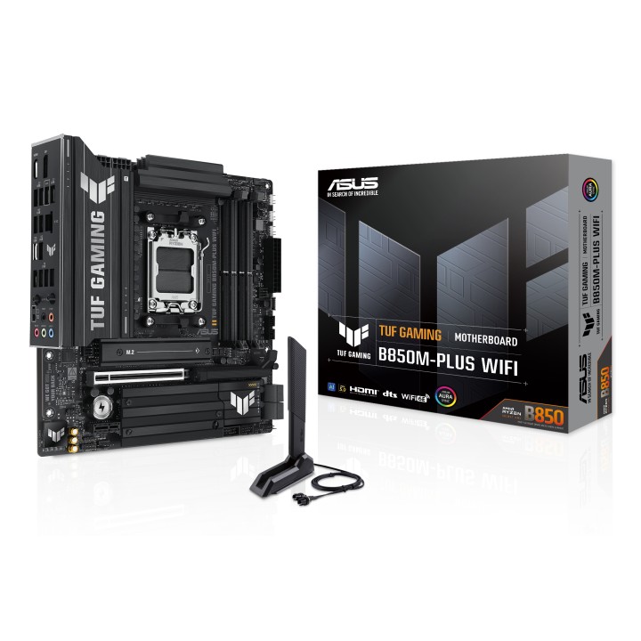 ASUS TUF GAMING B850M-PLUS WIFI: (AM5) 4DDR5 HDMI mATX