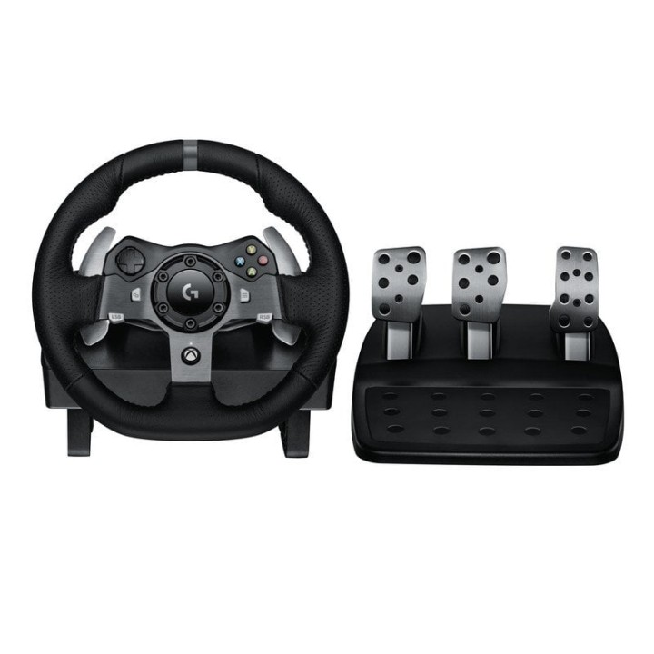 Logitech G920 Driving Force Volante y Pedales para Xbox Series/Xbox One/PC/Mac Negro