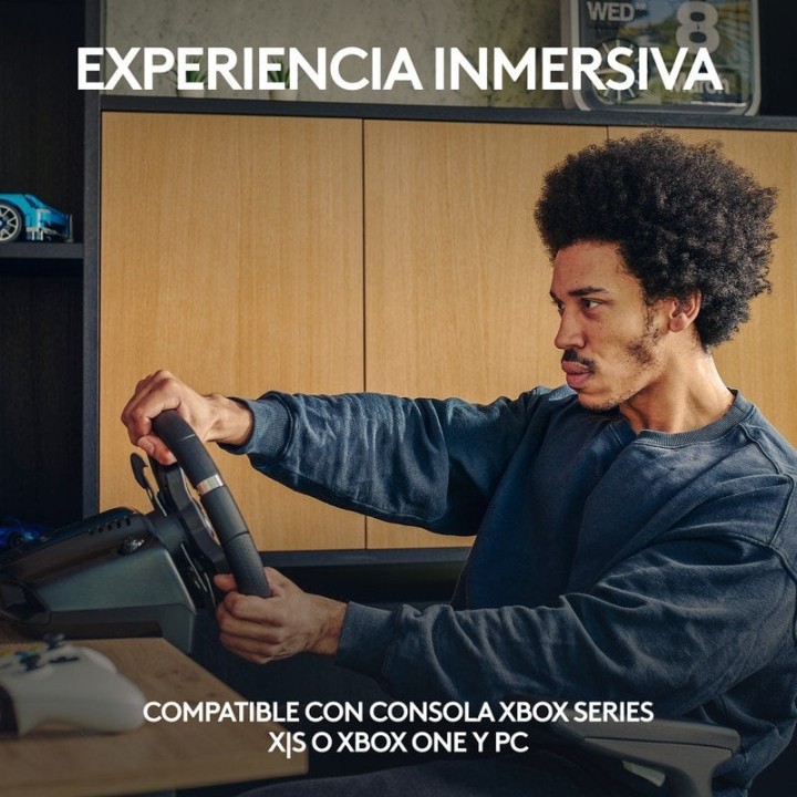 Logitech G920 Driving Force Volante y Pedales para Xbox Series/Xbox One/PC/Mac Negro