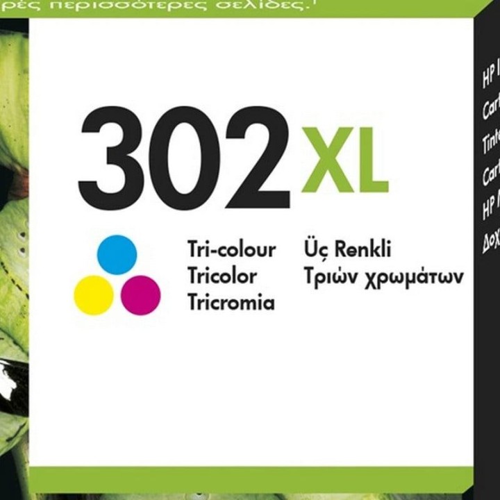 HP 302XL Cartucho Tinta Alta Capacidad Original Tricolor