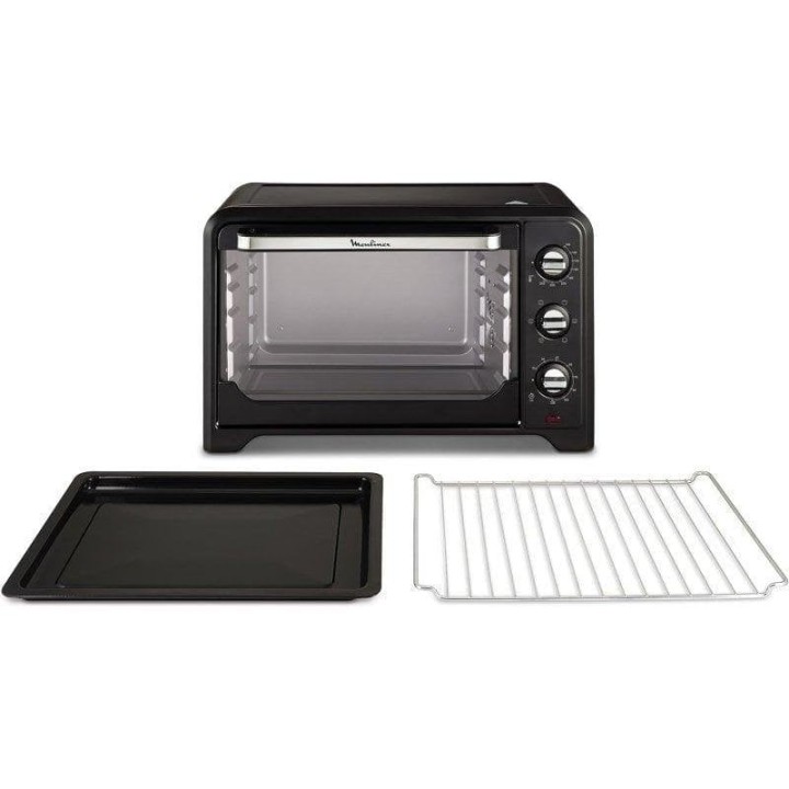 Horno Sobremesa Moulinex Optimo OX464810 33L 54cm con Grill y Temporizador Negro
