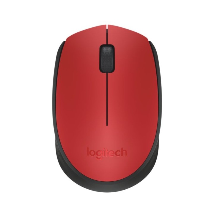 Logitech M171 Ratón Inalámbrico Rojo