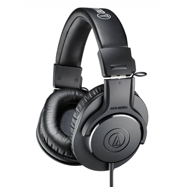 Audio-Technica ATH-M20x Auriculares de Monitorización Profesional Dinámicos Cerrados Negros