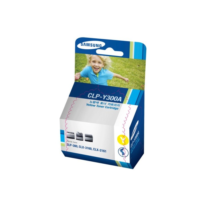Toner Samsung Laser Amarillo 1000 pág (CLP-Y300A/ELS)