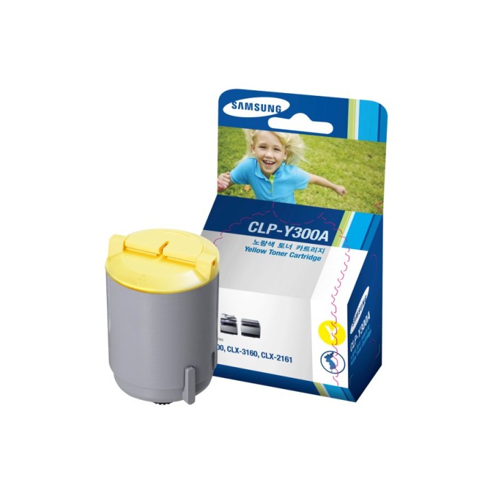 Toner Samsung Laser Amarillo 1000 pág (CLP-Y300A/ELS)