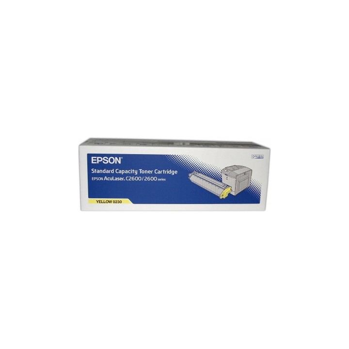 Toner Epson Laser C2600N Amarillo 2000 pág (C13S050230)