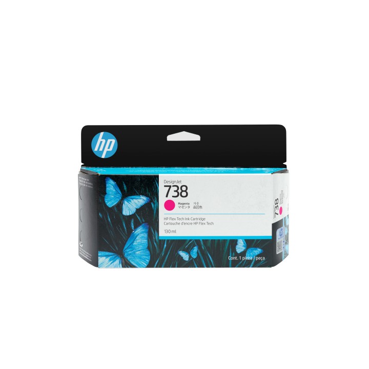 Tinta HP DesignJet 738 Magenta 130ml (498N6A)