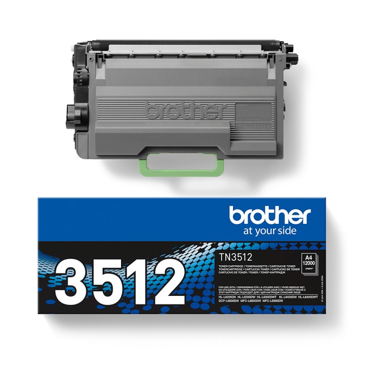 Toner BROTHER Laser Negro 12000 páginas (TN-3512)