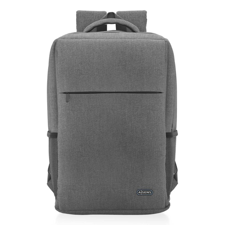 Mochila AISENS Poliéster 17" Gris (ASBG-BP081-GR)