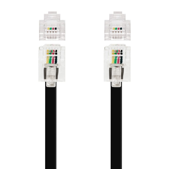 Nanocable RJ11 a RJ11 2m Negro (10.32.0102-BK-OEM)
