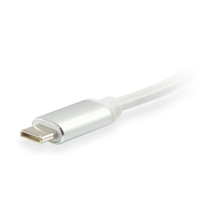 Cable EQUIP USB-C/M a HDMI/H 4K 15cm Blanco (EQ133452)