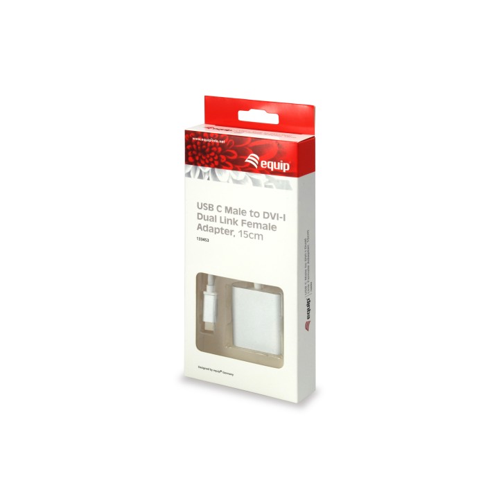 EQUIP Cable USB Tipo C/M-DVD-I Dual/H 15cm (EQ133453)
