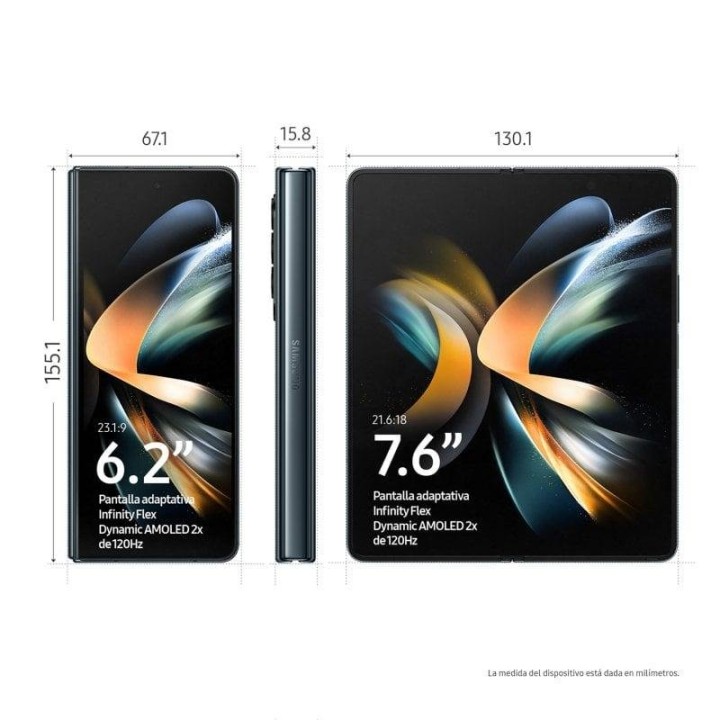Samsung Galaxy Z Fold4 5G 12GB 256GB 7.6" Verde