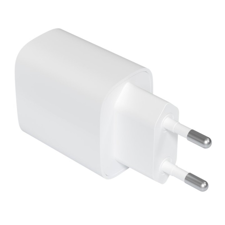 Leotec Cargador de Pared Doble USB-C PD/USB 2.0 20W Blanco