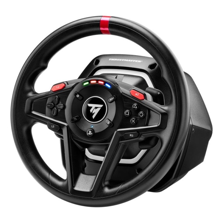 Thrustmaster T128 Volante de Carreras Force Feedback con Pedales Magnéticos PS5/PS4/PC