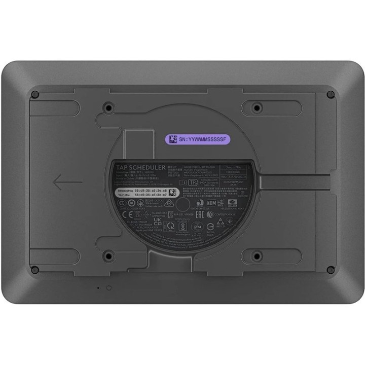 Logitech Tap Scheduler 10.1" Panel de Programación Grafito para Salas de Videoconferencia