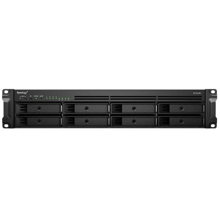 Servidor Synology RS1221RP+ AMD Ryzen V1500B 4GB DDR4 8 bahías 350W redundante