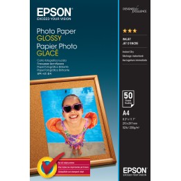 Papel Epson Photo Glossy A4 50 Hojas (C13S042539)
