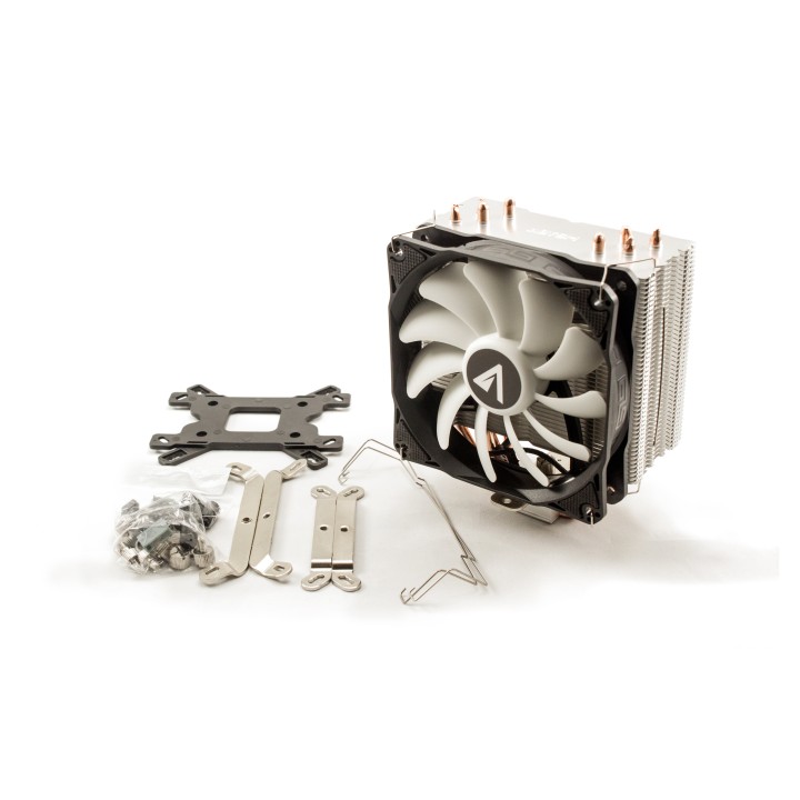 Ventilador Abysm Snow IV 120mm Negro/Blanco (832403)