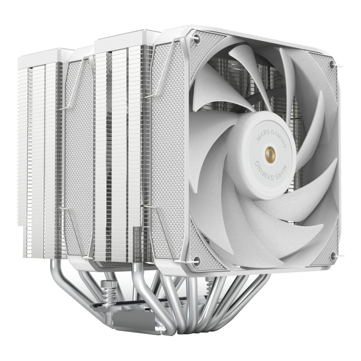 Ventilador Mars Gaming 2x120mm 350W Blanco (MCPUXU6W)