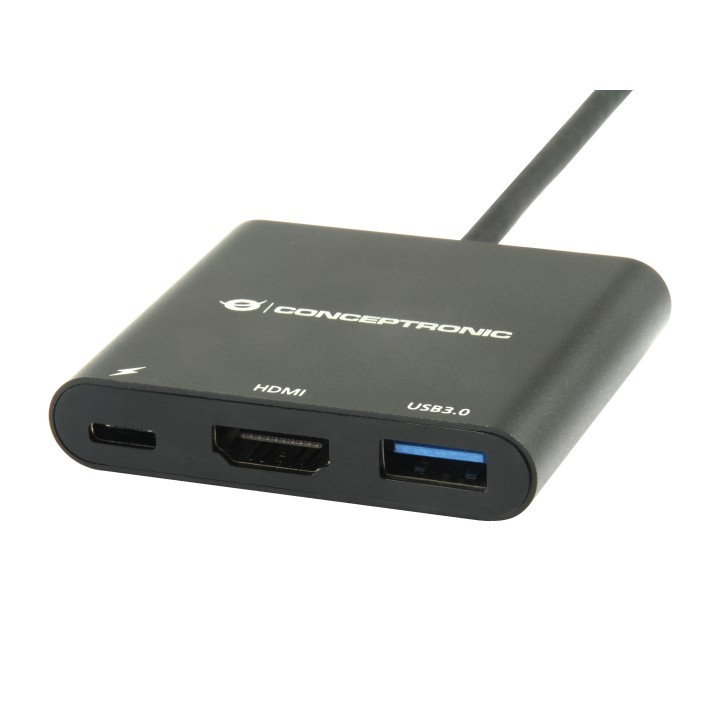 Adaptador CONCEPTRONIC USB-C a HDMI/USB-A/C (DONN01B)