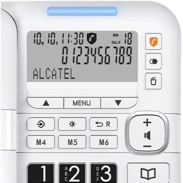 Alcatel TMAX 70 Teléfono de Sobremesa para Mayores Blanco