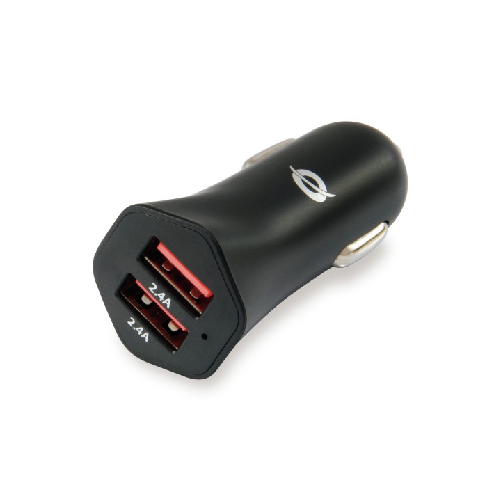 Cargador Coche CONCEPTRONIC 2Usb-A 24W (CARDEN04B)