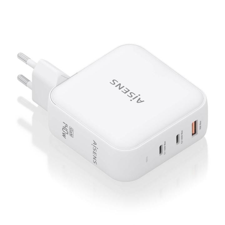 Cargador Pared AISENS 1USB-A 2USB-C (ASCH-140W3P030-W)