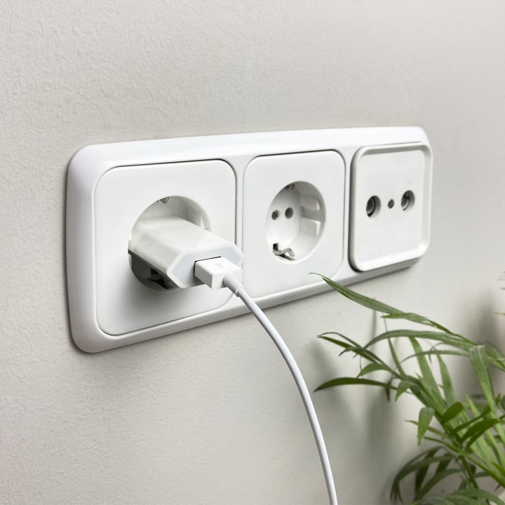 Mini Cargador Nanocable USB 5V/1A Blanco (10.10.2001)