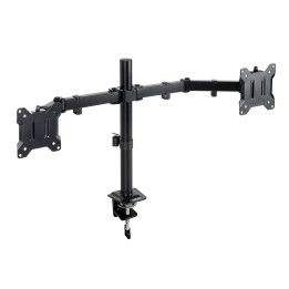 Soporte Mesa TooQ Gira/Inclina 17-27" Negro(DB1802TN-B)