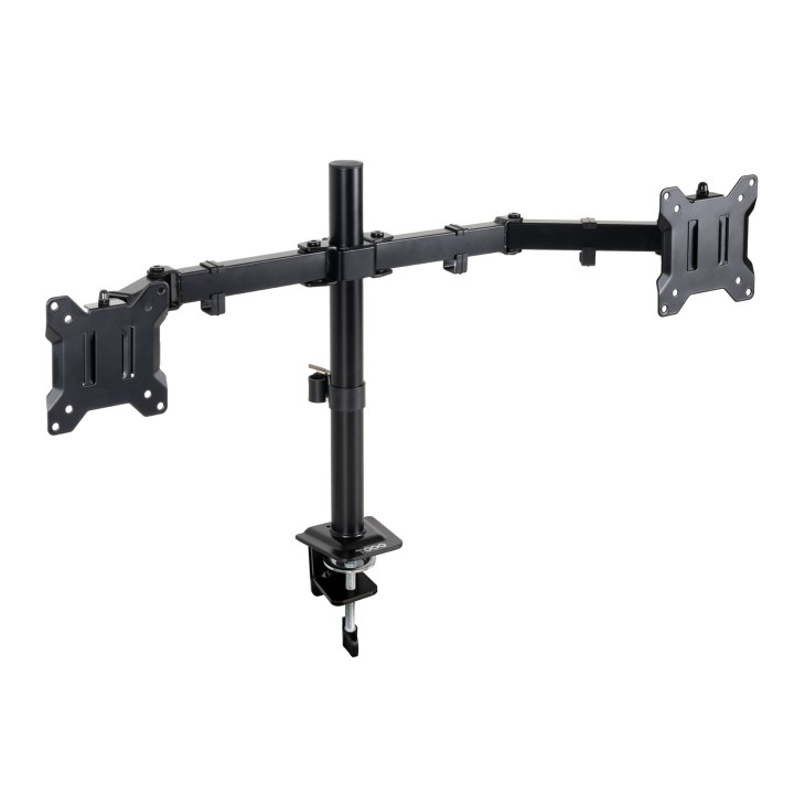 Soporte Mesa TooQ Gira/Inclina 17-27" Negro(DB1802TN-B)