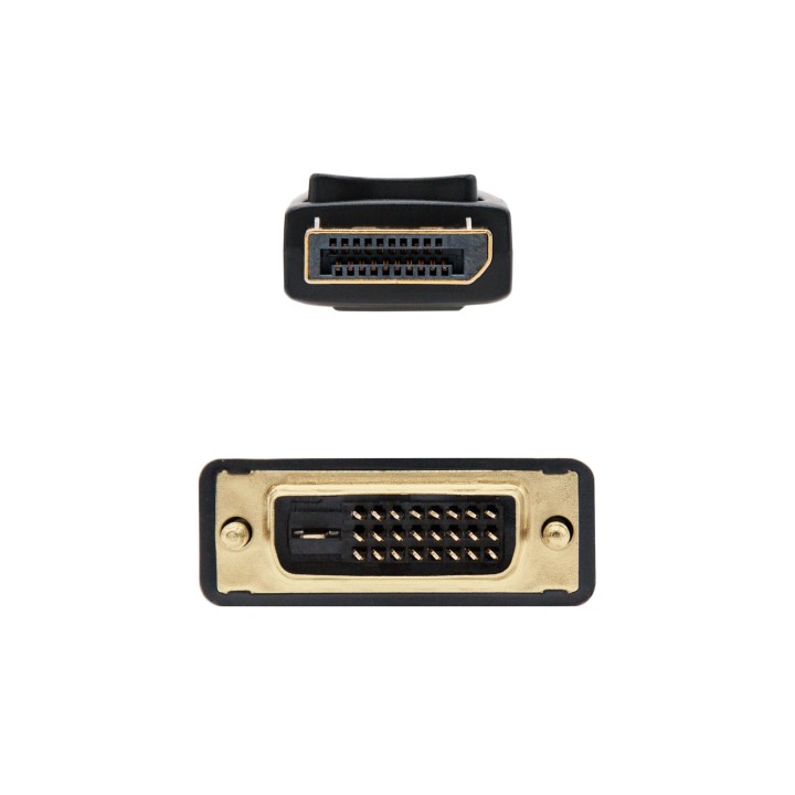 Nanocable DP/M a DVI/M 2m Negro (10.15.4502)