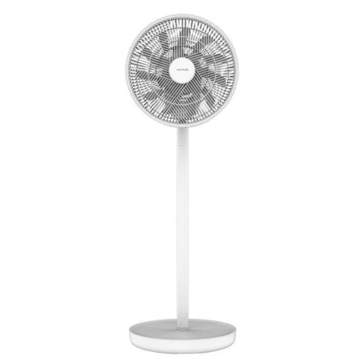 Cecotec EnergySilence 2600 Sunflower Portable Ventilador de Pie a Batería 2600mAh 22W Blanco