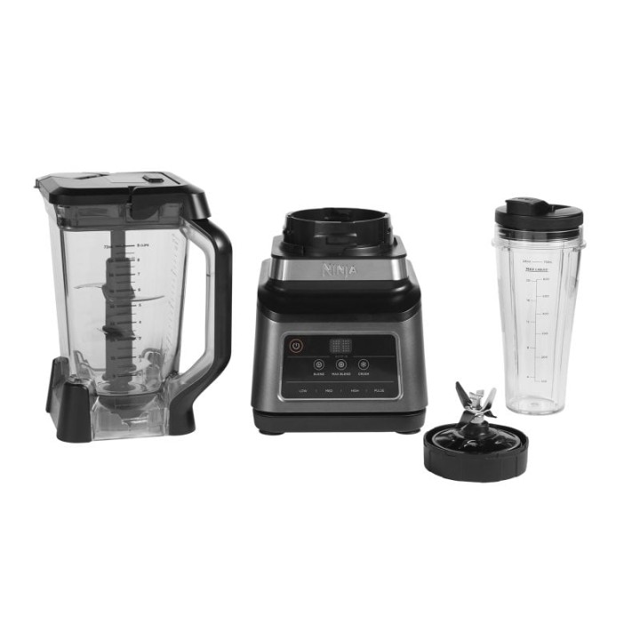 Ninja BN750EU Batidora de Vaso 2 en 1 con Auto-IQ 1200W