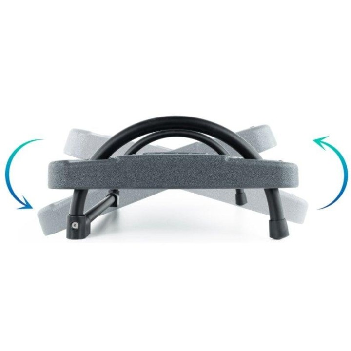 Reposapiés TooQ TQFR0601-G Ajustable en Inclinación Gris