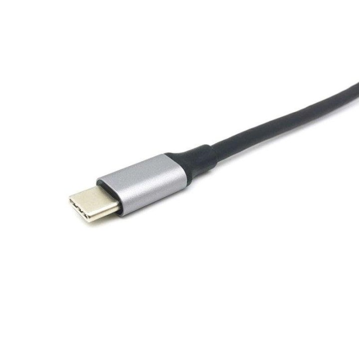 Adaptador USB-C Equip 133483 5 en 1 HDMI 4K VGA USB 3.0 PD 100W Negro