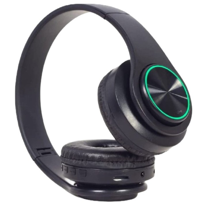 Gembird BHP-LED-01 Auriculares Estéreo Bluetooth con Efecto de Luz LED