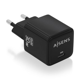 Cargador de Pared AISENS 30W Negro (ASCH-30W1P036-BK)
