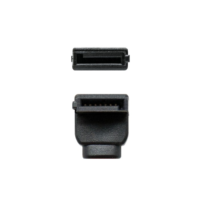 Nanocable SATA2/M a SATA2/M 0.5m Negro/Rojo(10.18.0202)
