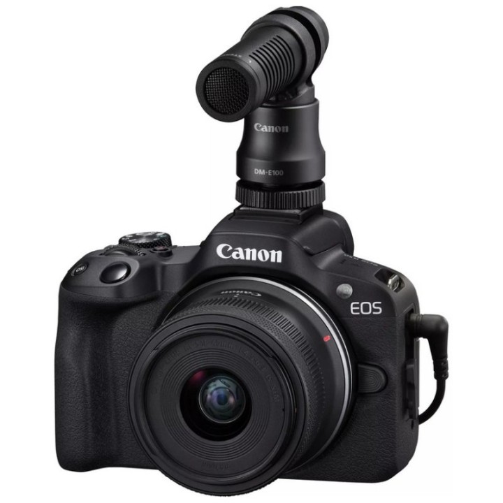 Canon EOS R50 24.2MP WiFi Negra + Kit para Videoblogueros